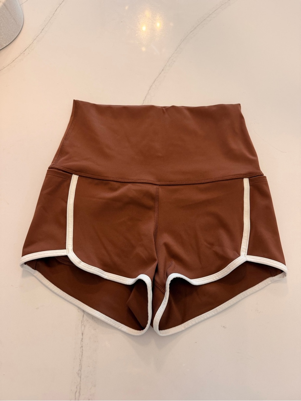 Free people brown workout shorts